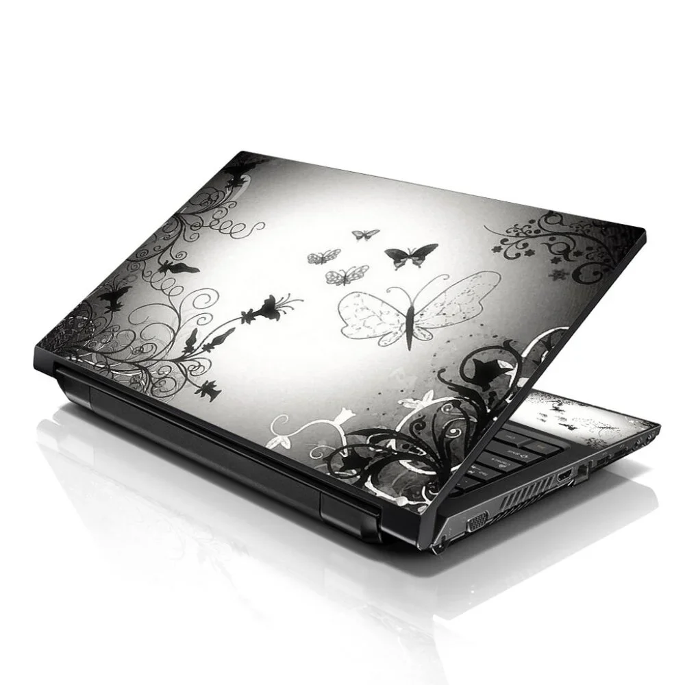 LSS 15.6 & 17.3 Inche Laptop Notebook Skin Sticker Decal-Butterfly Contrast Fade